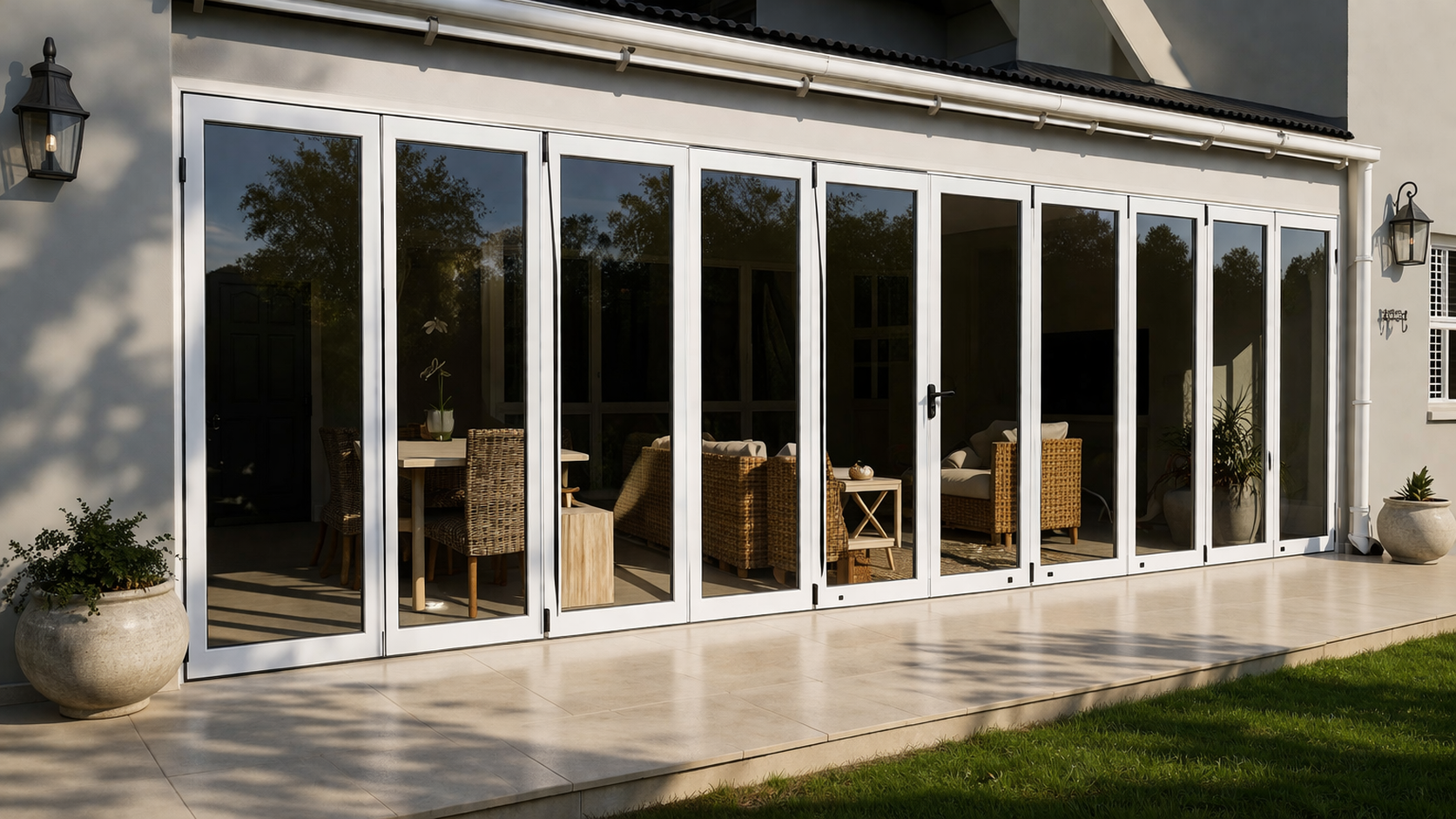 Aluminium doors